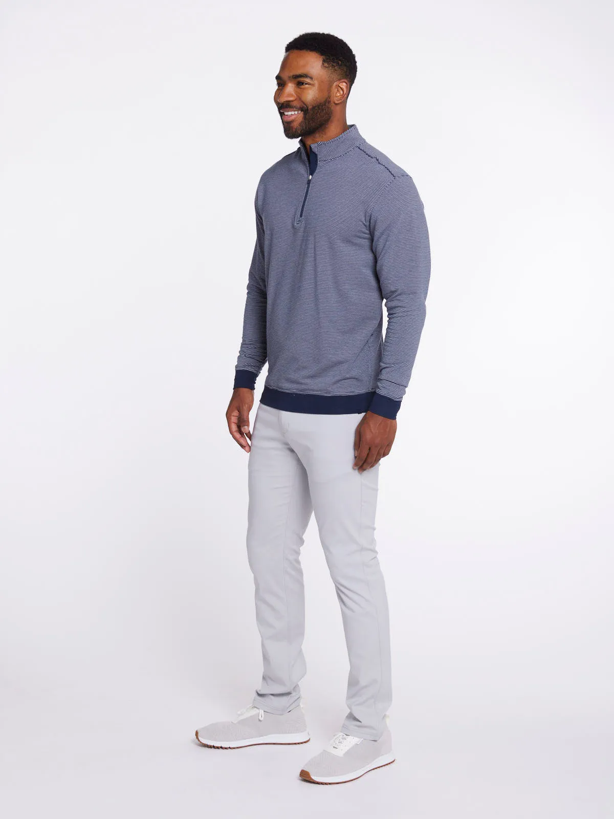 Cloud French Terry Print Quarter Zip