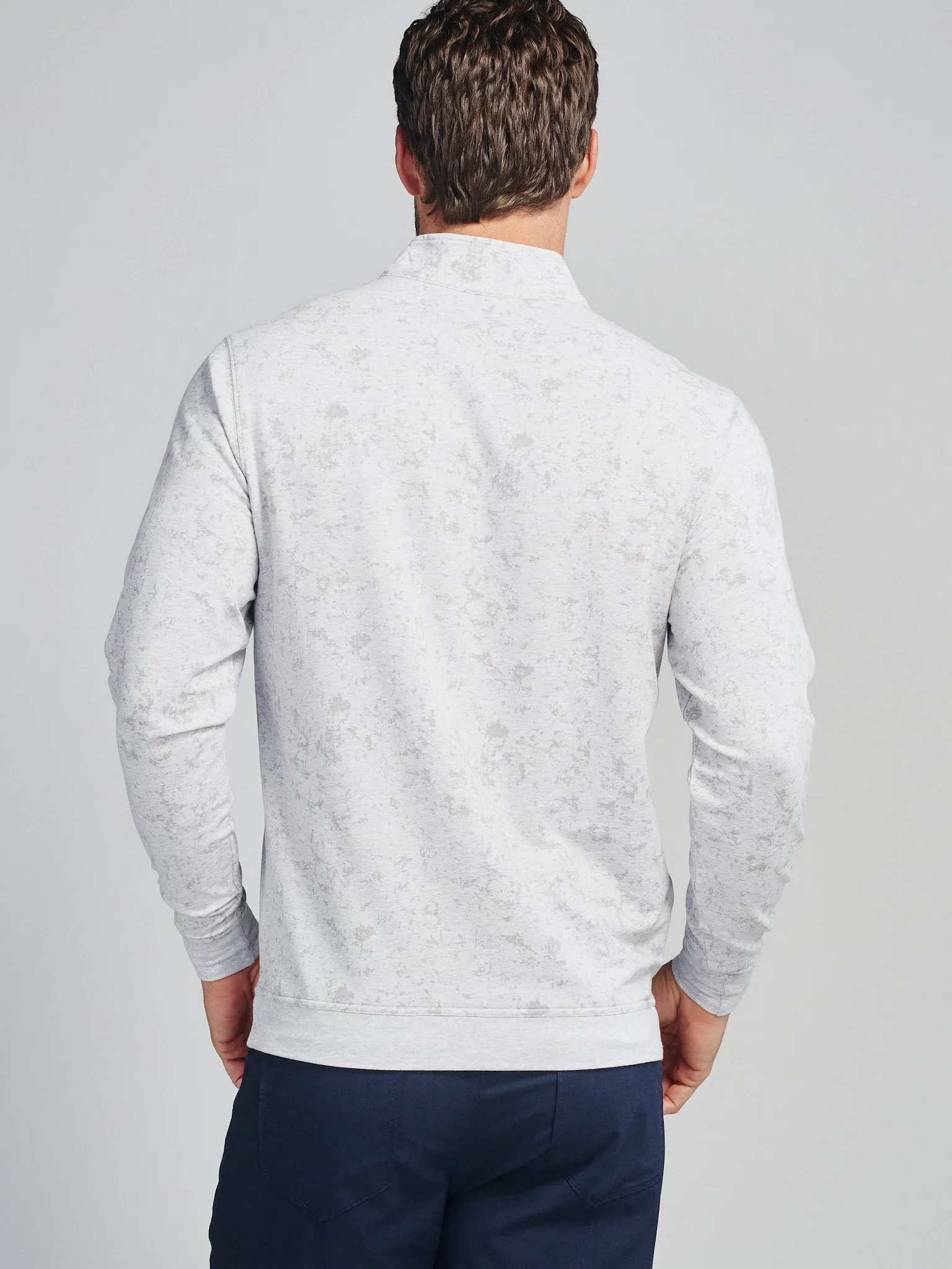 Cloud French Terry Print Quarter Zip