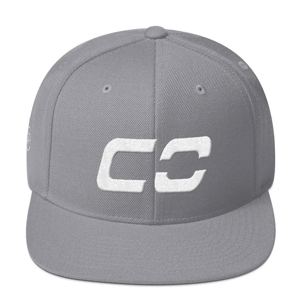 Colorado - Flat Brim Hat - White Embroidery - CO - Many Hat Color Options Available