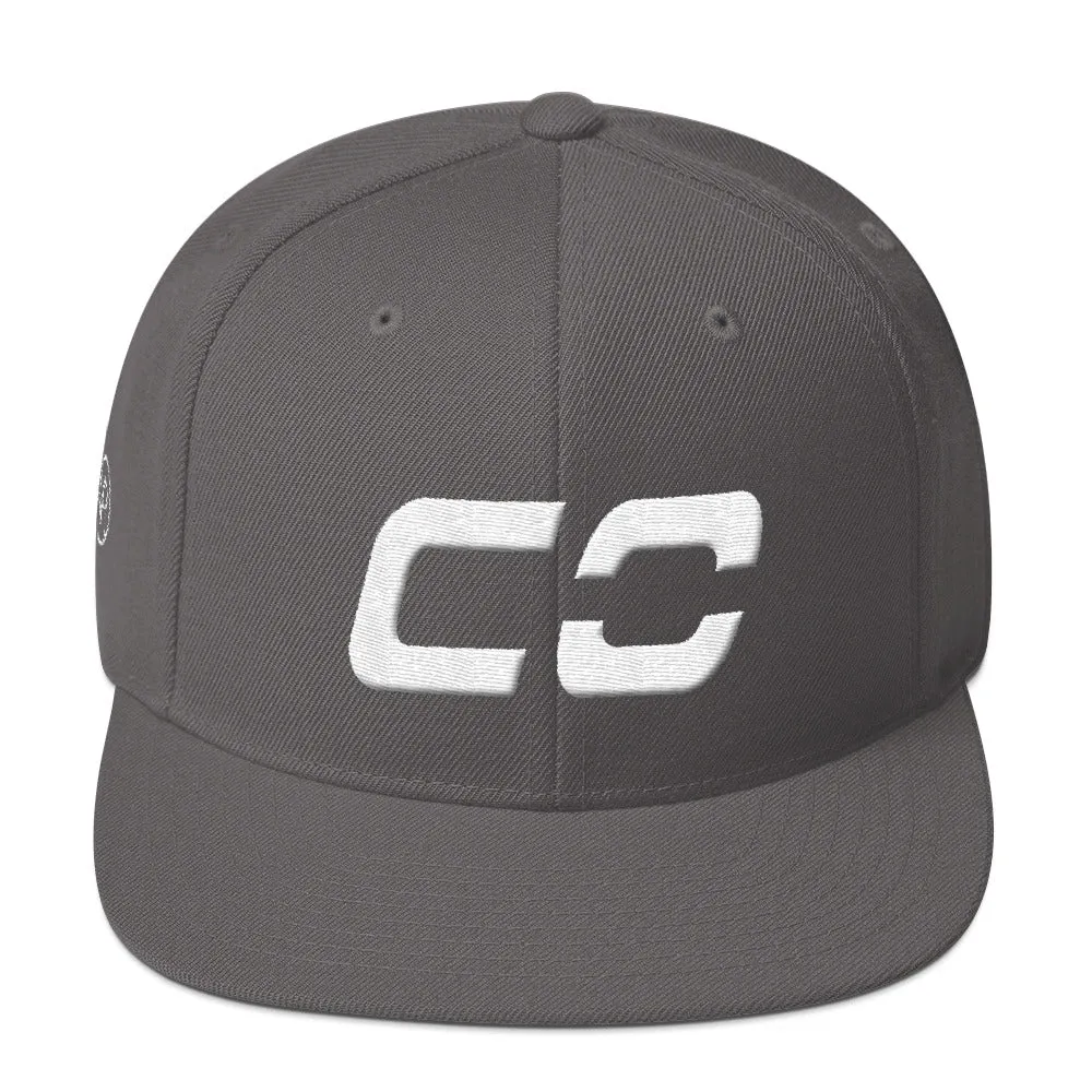 Colorado - Flat Brim Hat - White Embroidery - CO - Many Hat Color Options Available