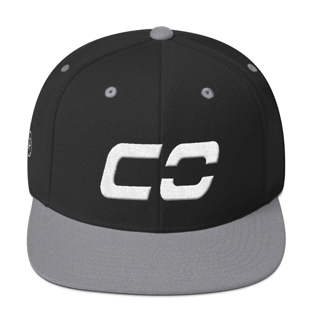 Colorado - Flat Brim Hat - White Embroidery - CO - Many Hat Color Options Available