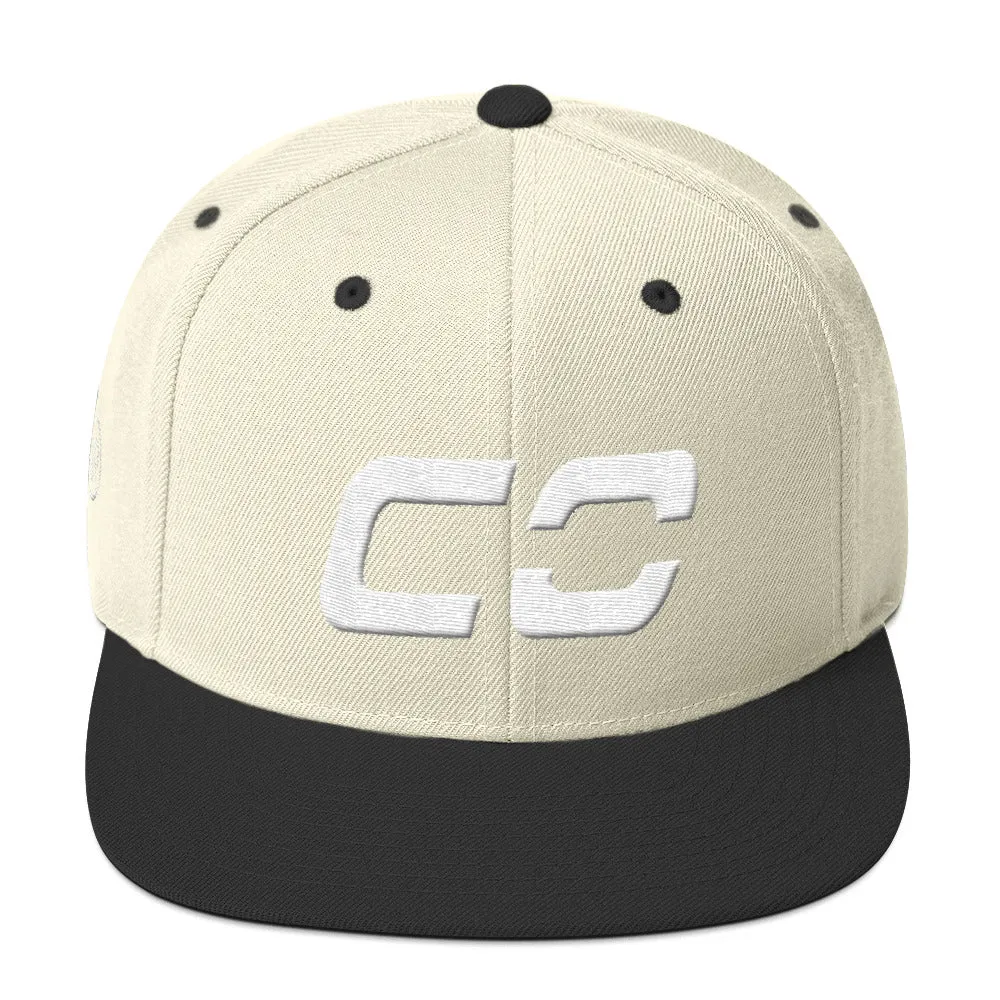 Colorado - Flat Brim Hat - White Embroidery - CO - Many Hat Color Options Available