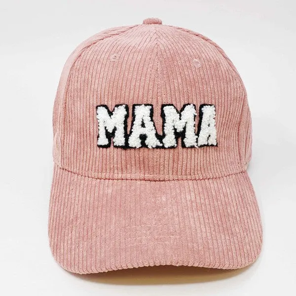 Corduroy Baseball Cap - MAMA