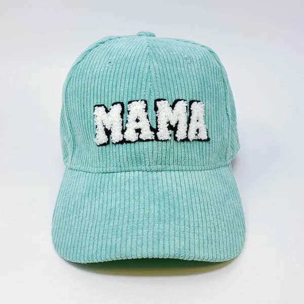 Corduroy Baseball Cap - MAMA