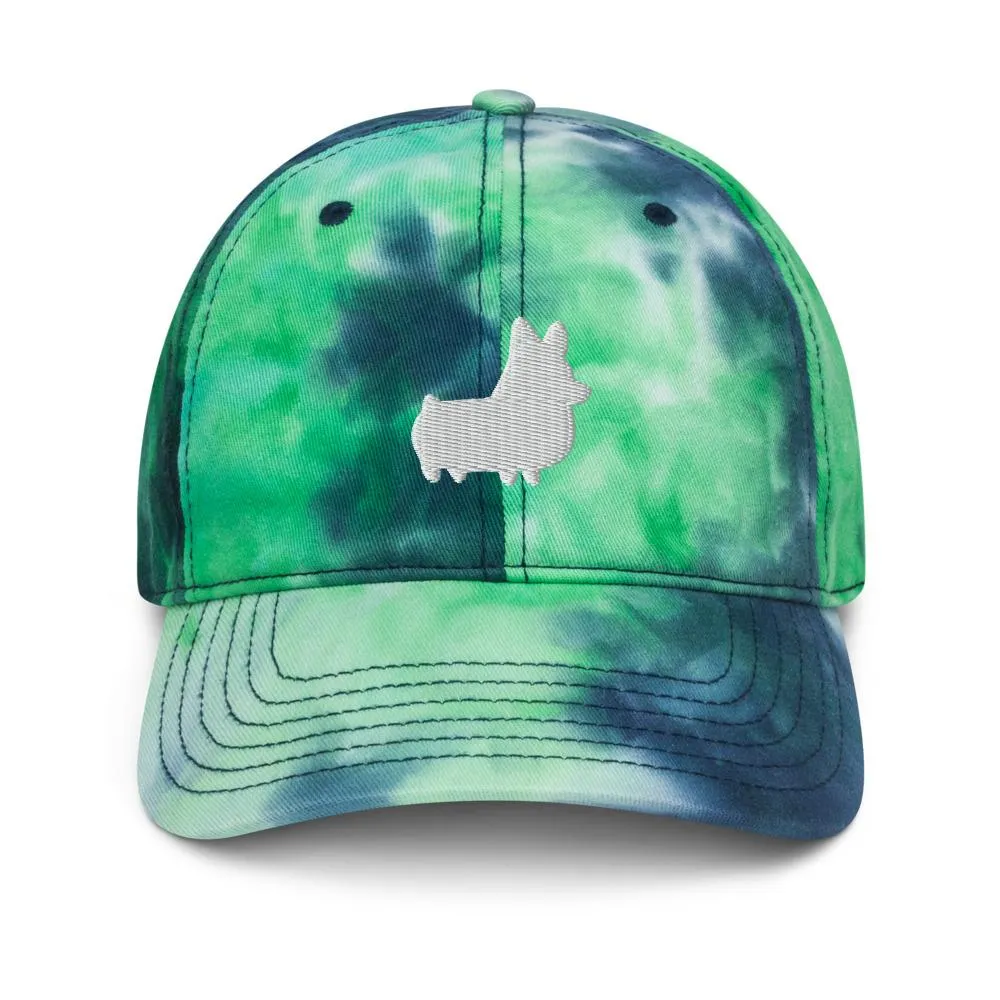 Corgi Things Tie-Dye Hat