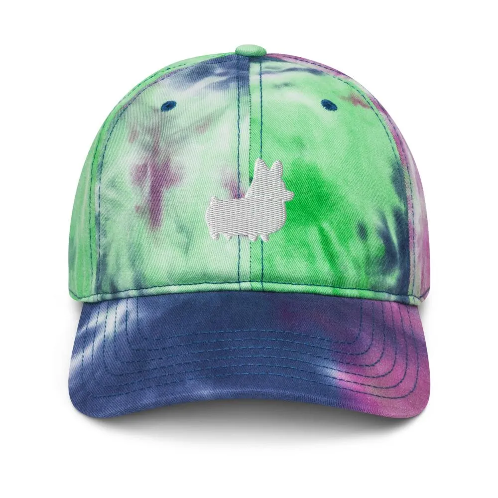 Corgi Things Tie-Dye Hat