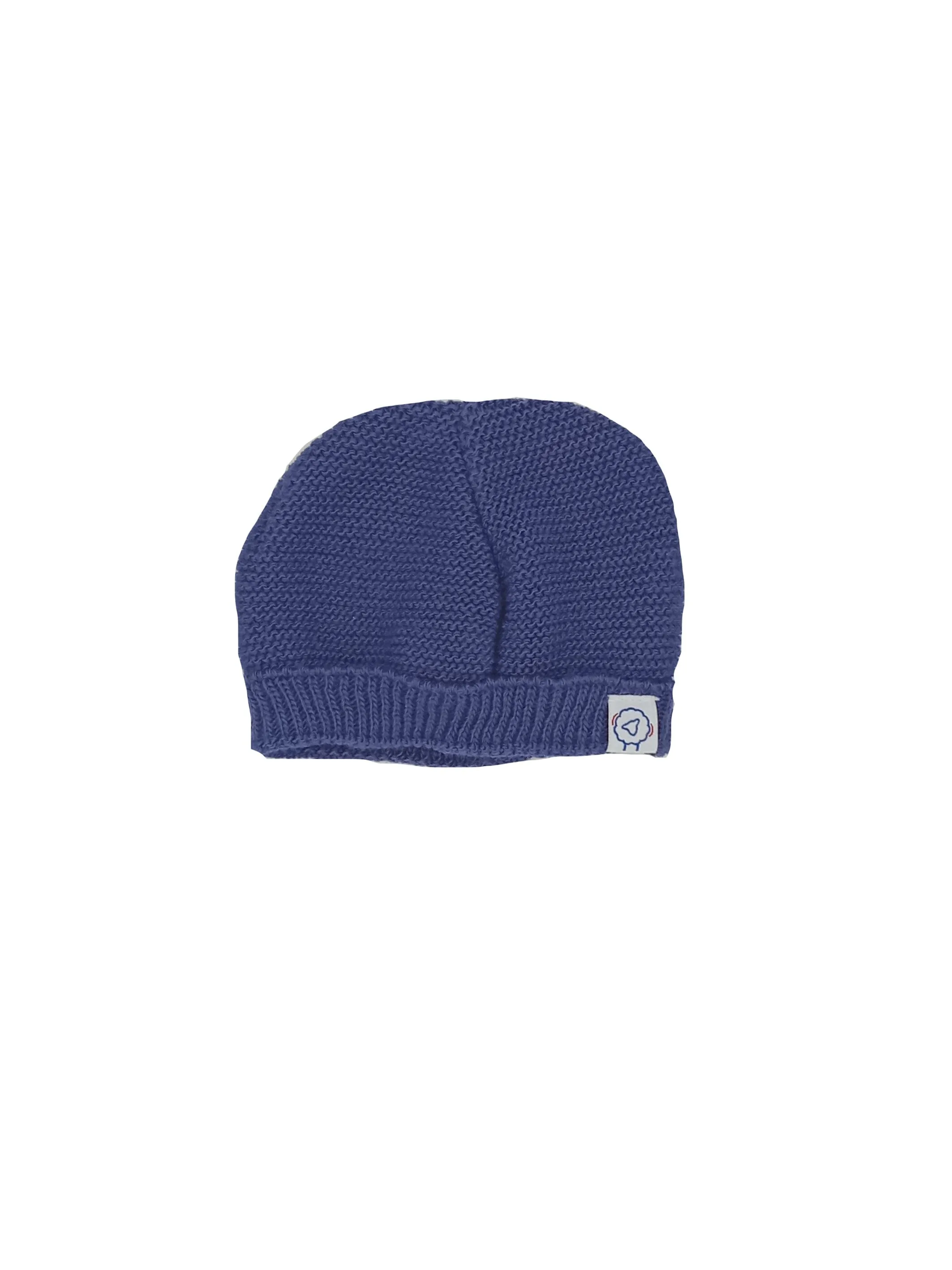 Cotton Knitted Hat - Midnight Blue