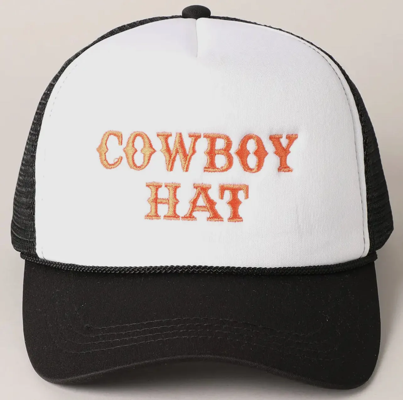 Cowboy Hat Trucker Hat