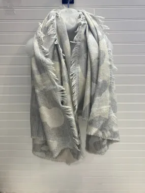 Cream & Grey Scarf Winter Anthropologie