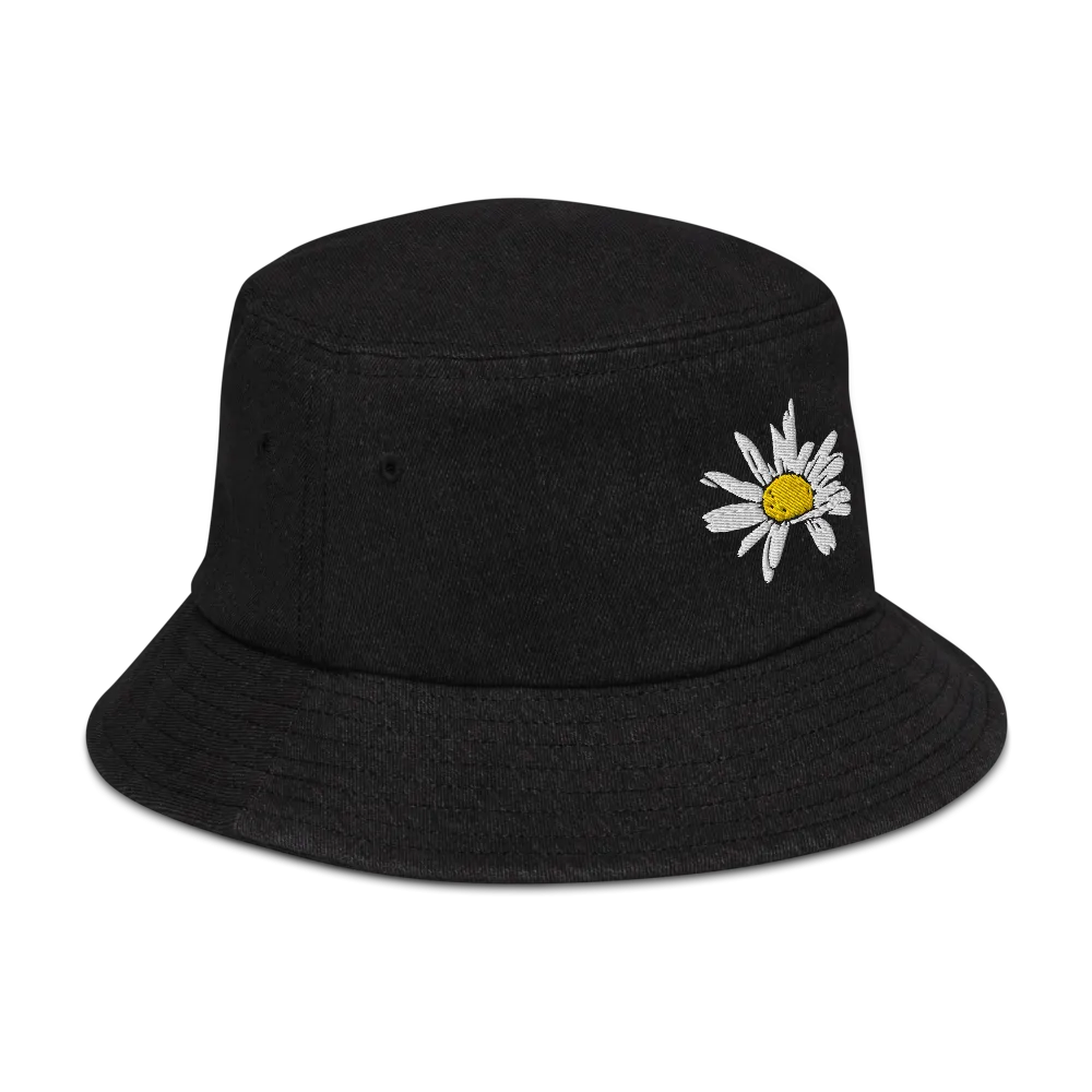 Daisy Denim bucket hat