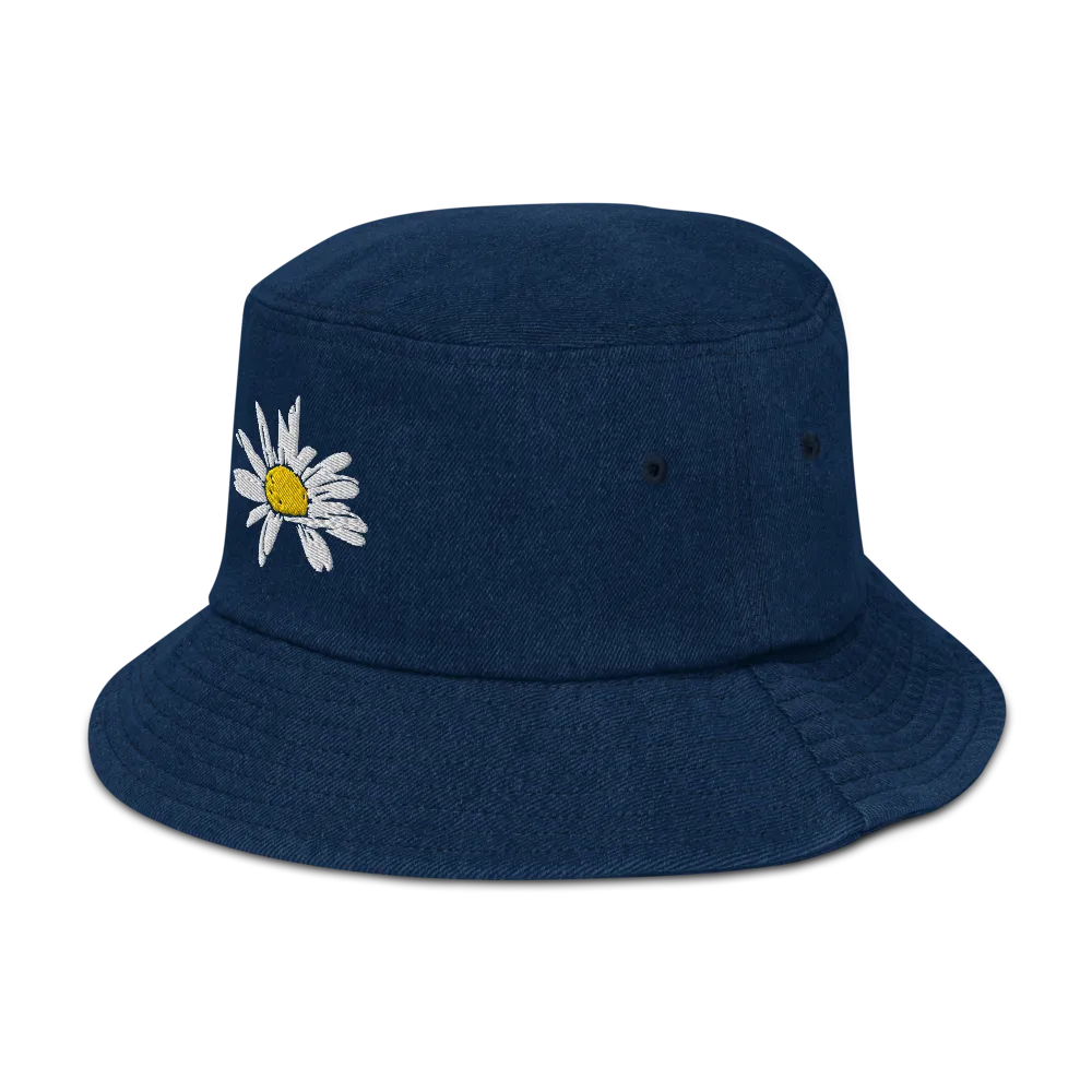 Daisy Denim bucket hat