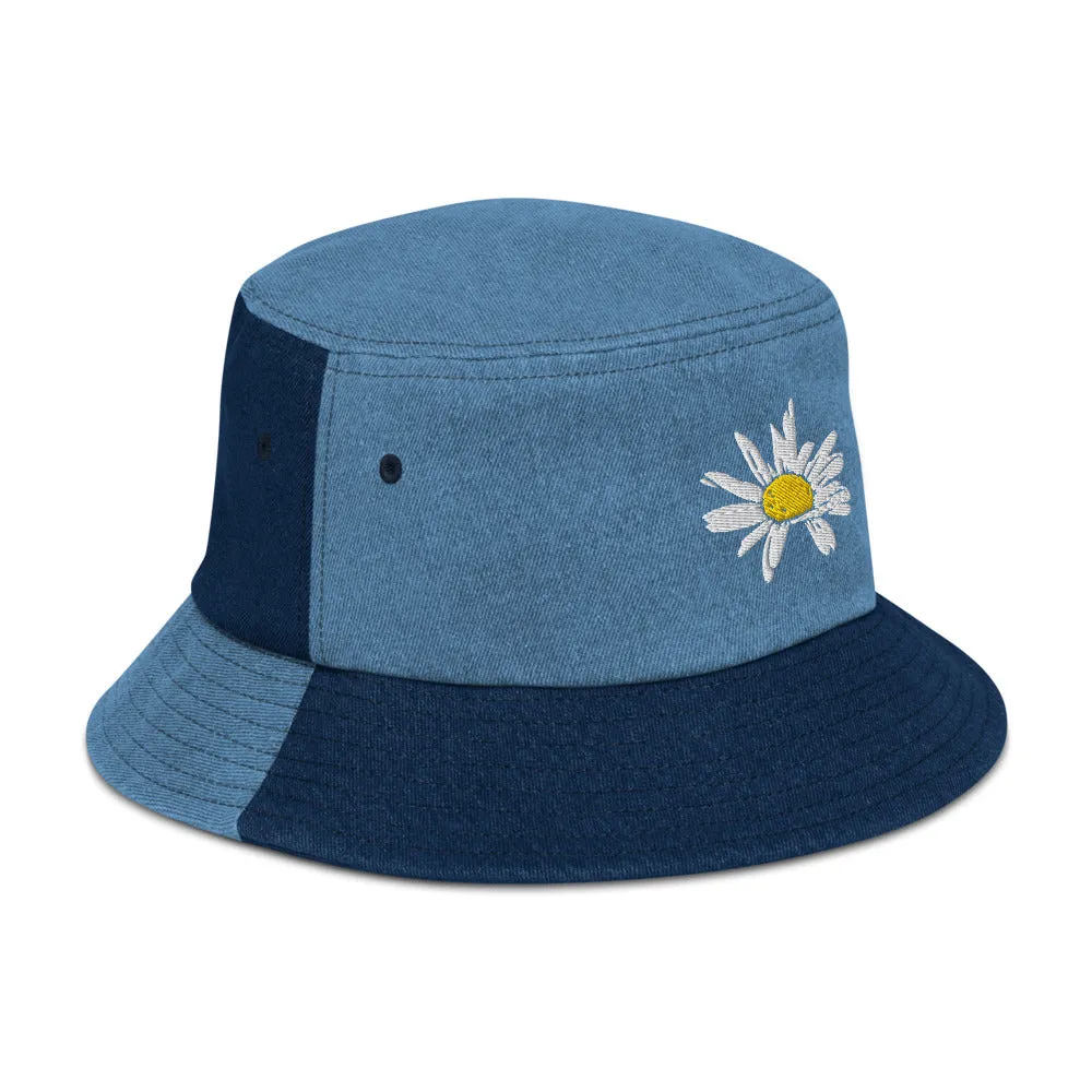 Daisy Denim bucket hat