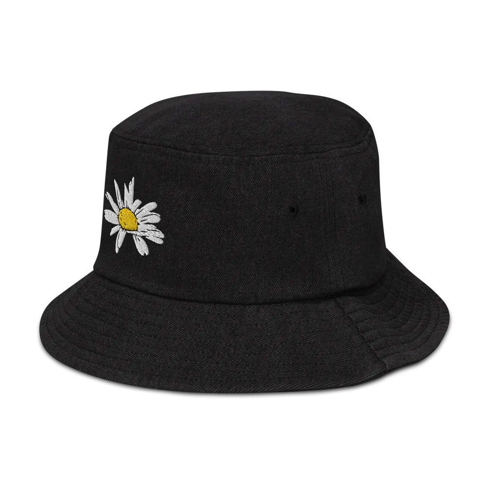 Daisy Denim bucket hat