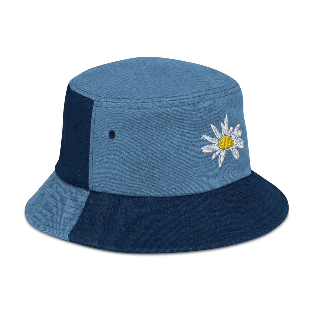 Daisy Denim bucket hat