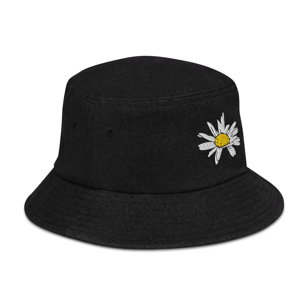 Daisy Denim bucket hat