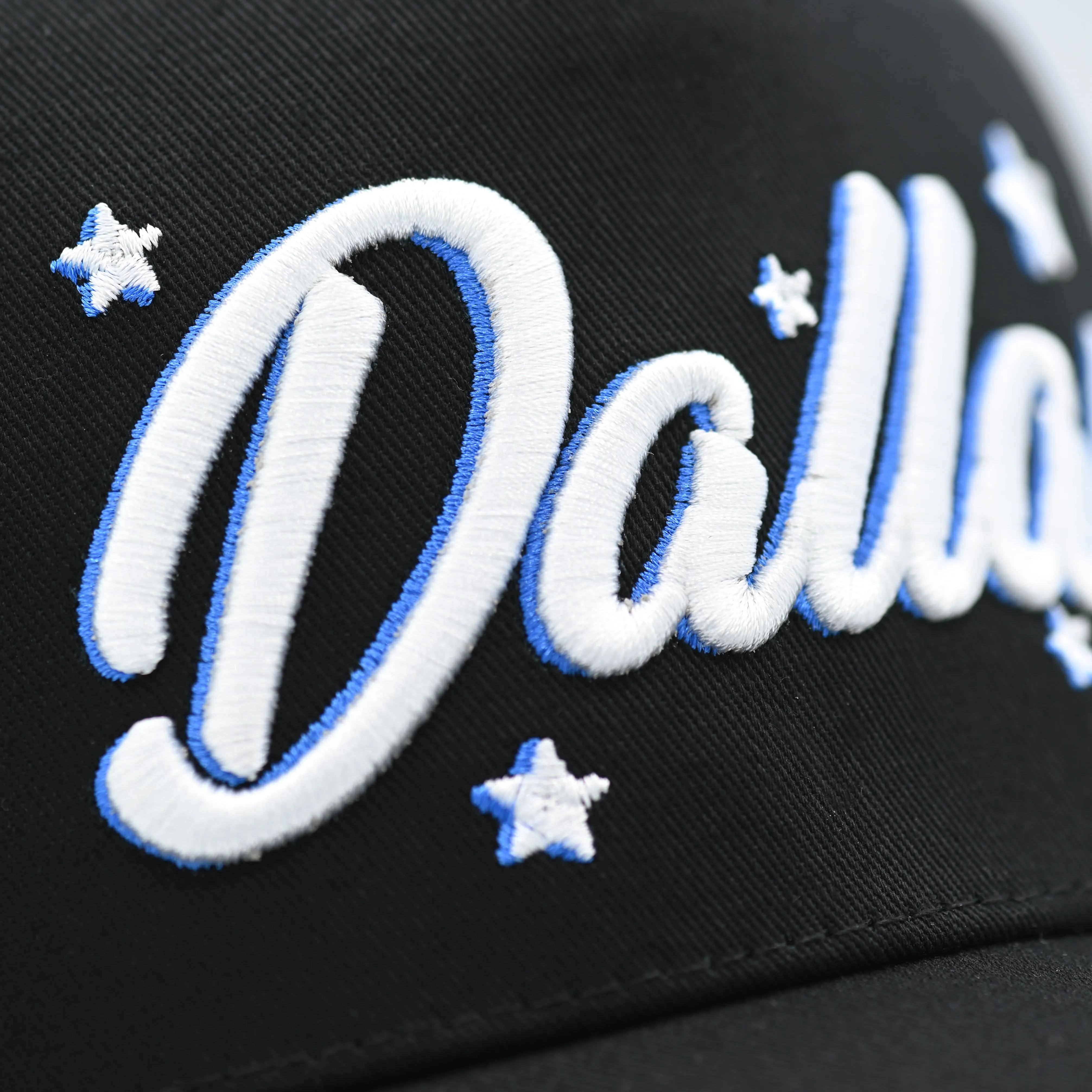 Dallas Black Snapback Hat