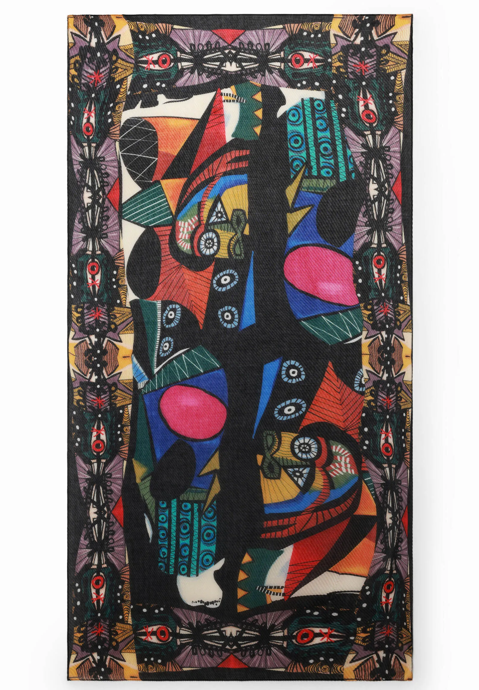 Desigual Rectangular Scarf M. Christian Lacroix - Arty Print