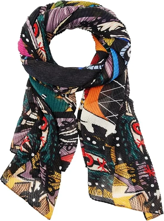 Desigual Rectangular Scarf M. Christian Lacroix - Arty Print