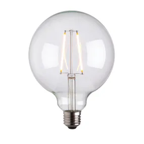 E27 LED Large Globe Filament LED 2w Light Bulb - 125mm Dia