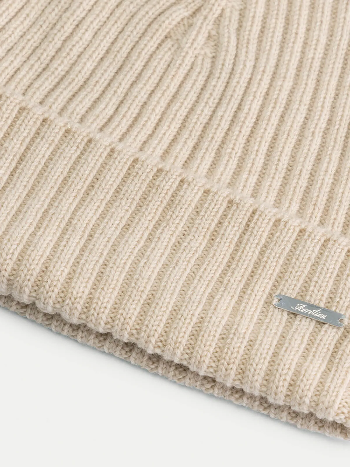 Extrafine Merino Hat Light Beige