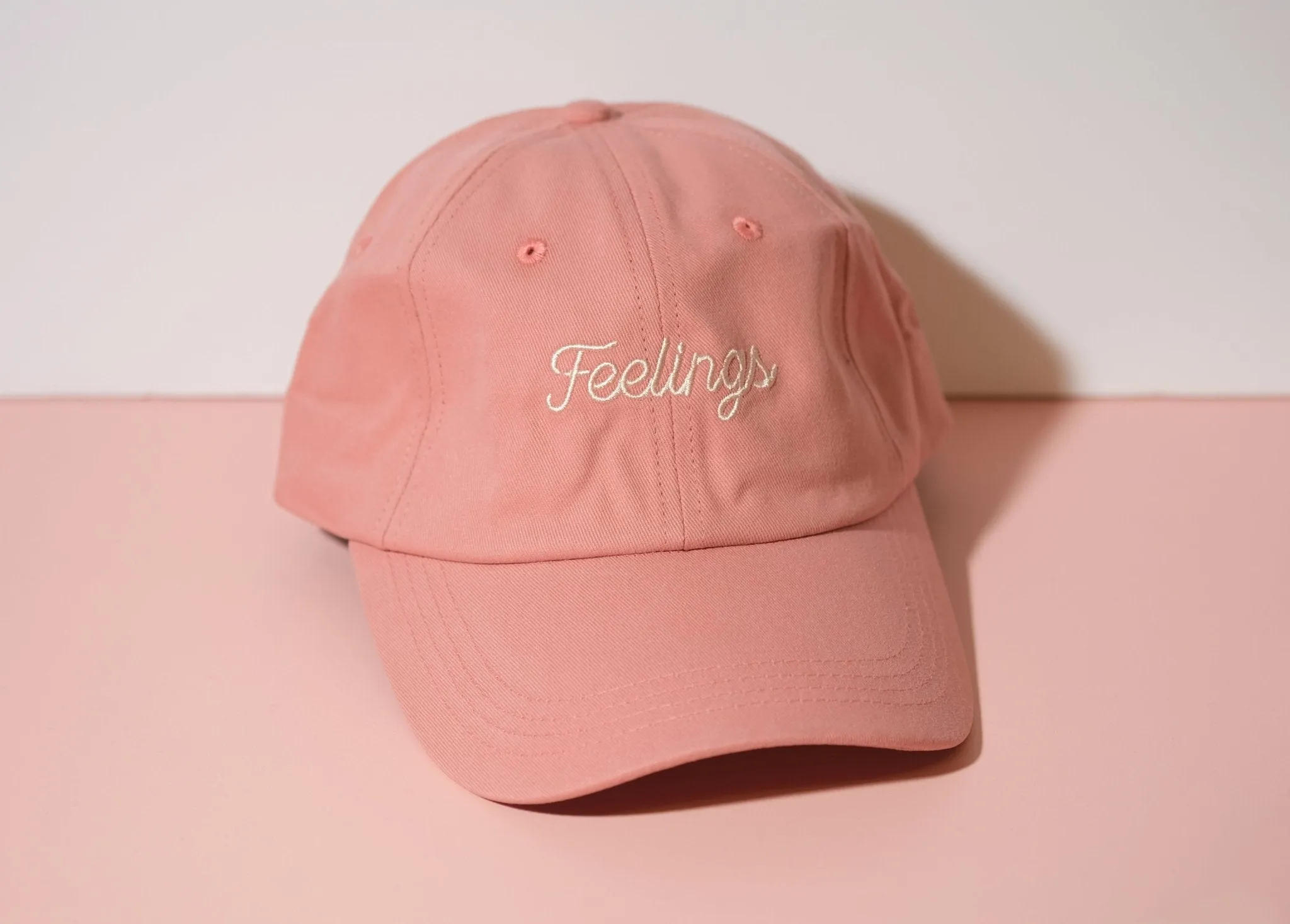 Feelings Dad Hat Pink