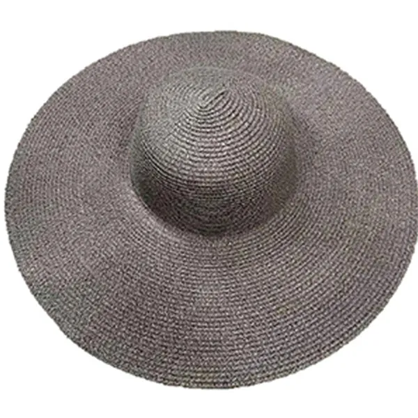 Floppy Foldable Beach Sun Hat-Dk.Grey