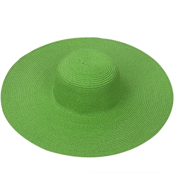 Floppy Foldable Beach Sun Hat-Olive