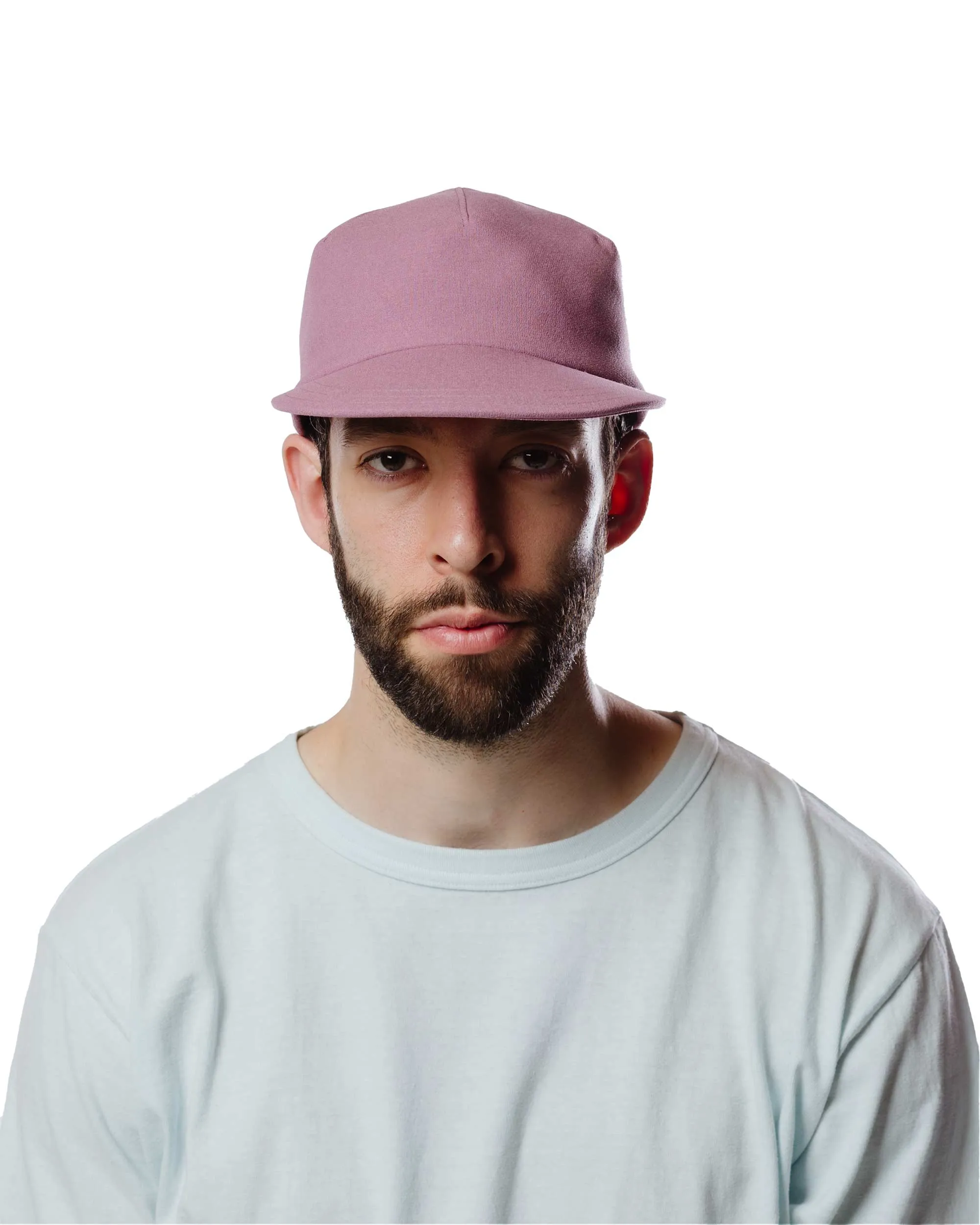 Found Feather 1 Panel Baseball Cap Poly Dyed Double Cloth Lavender