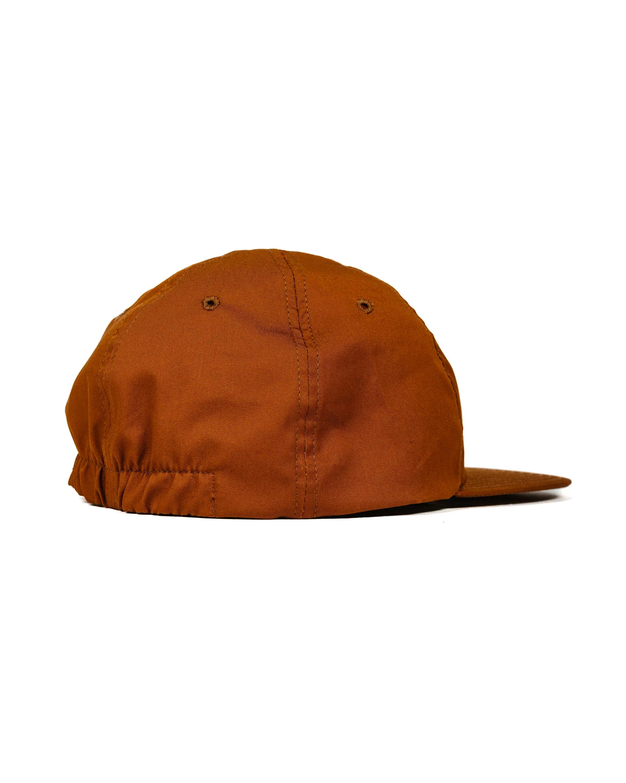 Found Feather 6 Panel Baseball Cap Combed Chino Brown