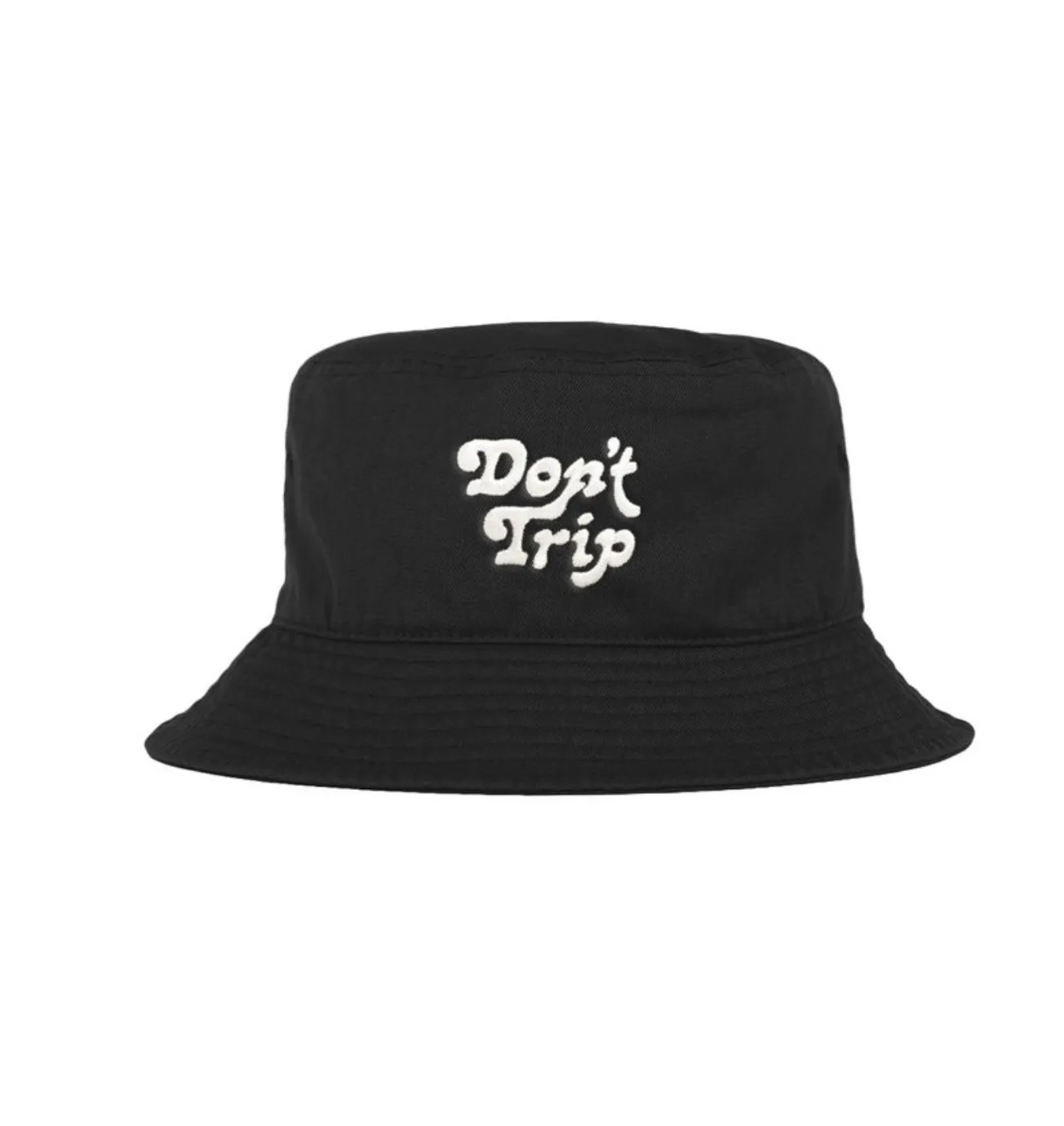 Free and Easy Don't Trip Black Bucket Hat