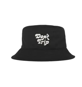 Free and Easy Don't Trip Black Bucket Hat