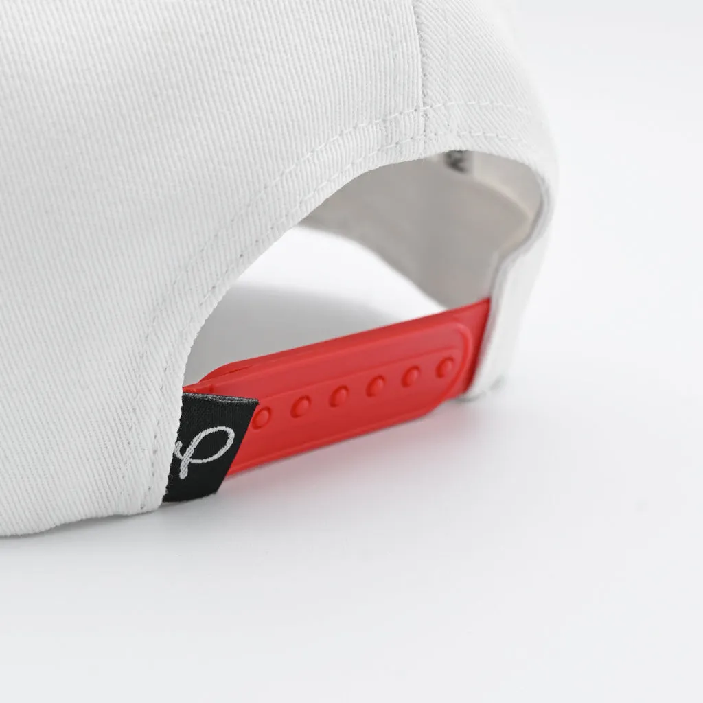 Gold Pres Dallas Classic Snapback White/Red