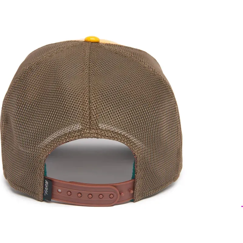 Goorin Bros Ol Man Bert {Captain} Trucker Hat (Yellow)