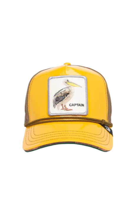 Goorin Bros Ol Man Bert {Captain} Trucker Hat (Yellow)