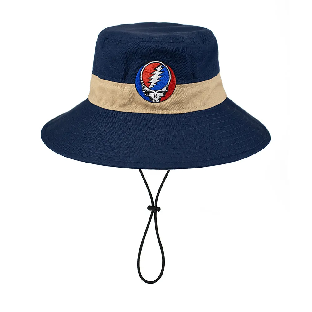 Grateful Dead | Stealie String Bucket Hat | Captain Navy