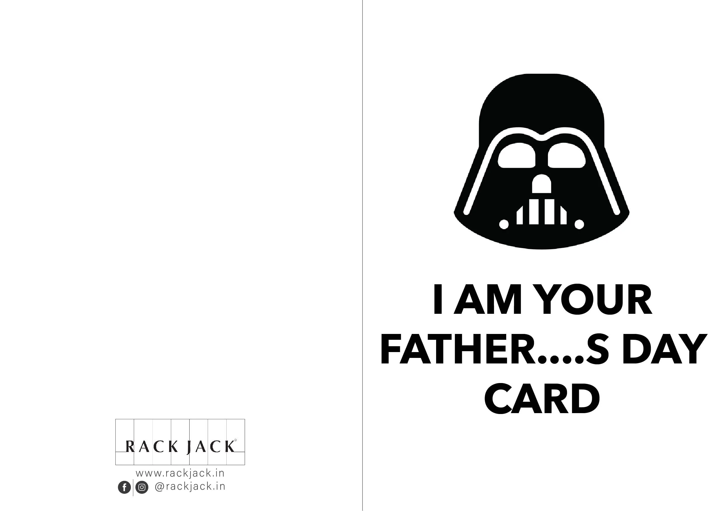 Greeting Card For Dad - I Am Your Father's Day Card