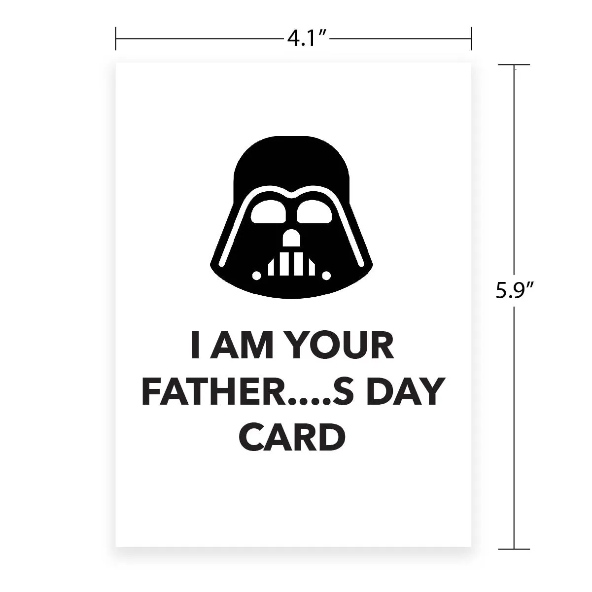 Greeting Card For Dad - I Am Your Father's Day Card