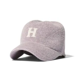 HOMEGAME - H LOGO KNIT Baseball Cap PURPLE