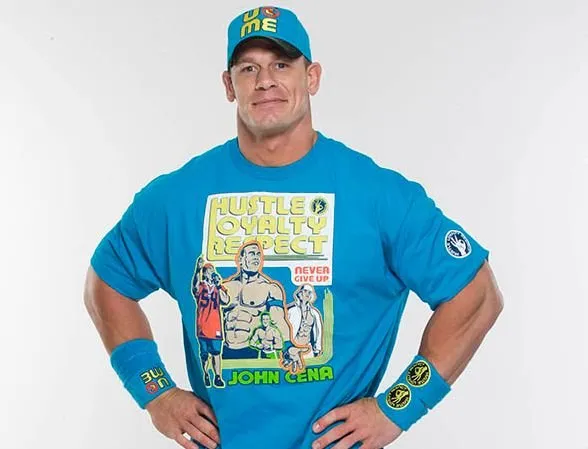 John Cena Blue Throwback U Can't See Me Baseball Cap Hat New