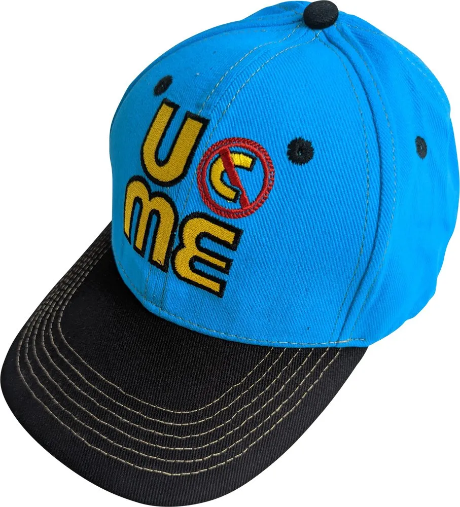 John Cena Blue Throwback U Can't See Me Baseball Cap Hat New