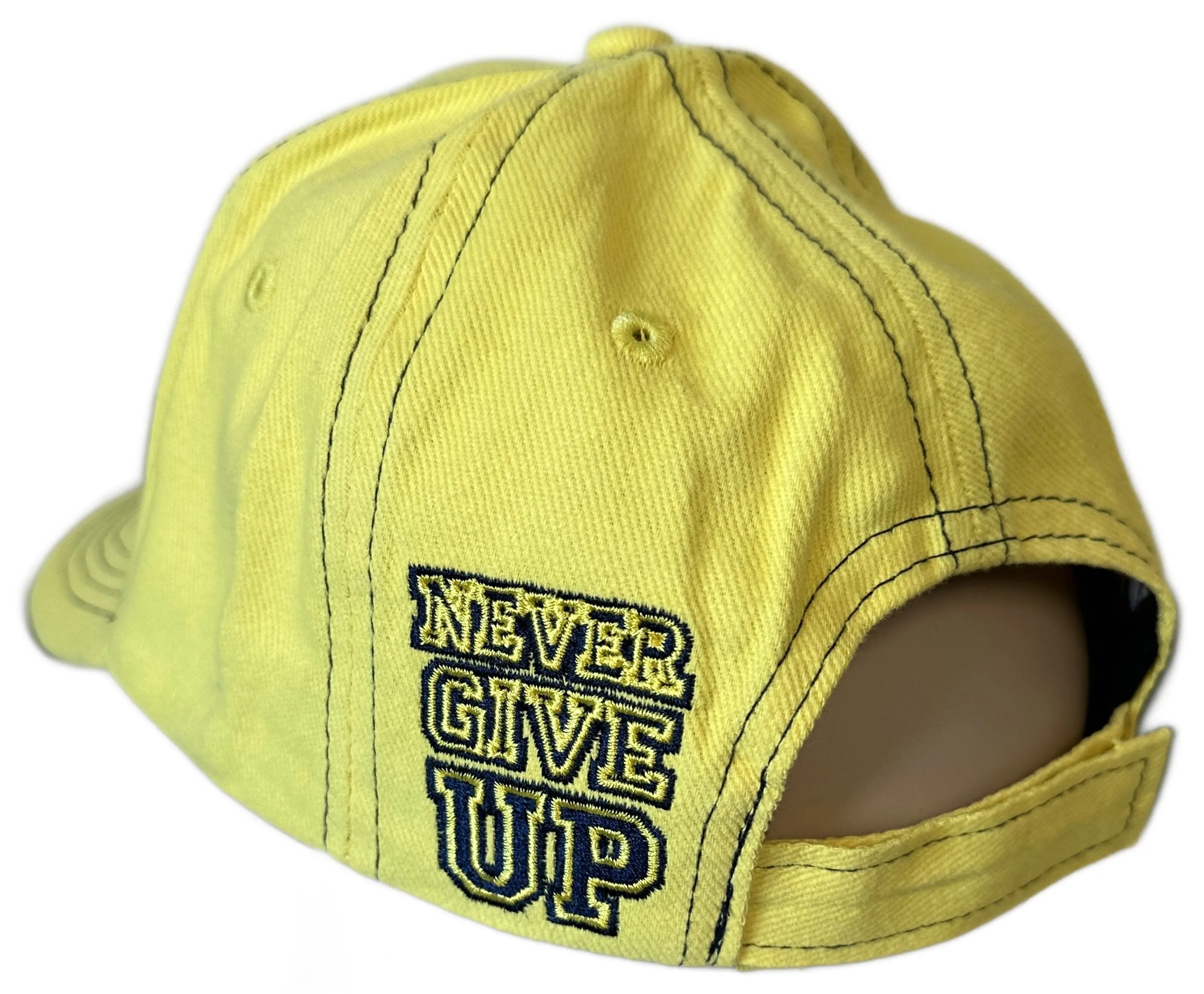 John Cena Yellow U Can't See Me WWE Baseball Cap Hat