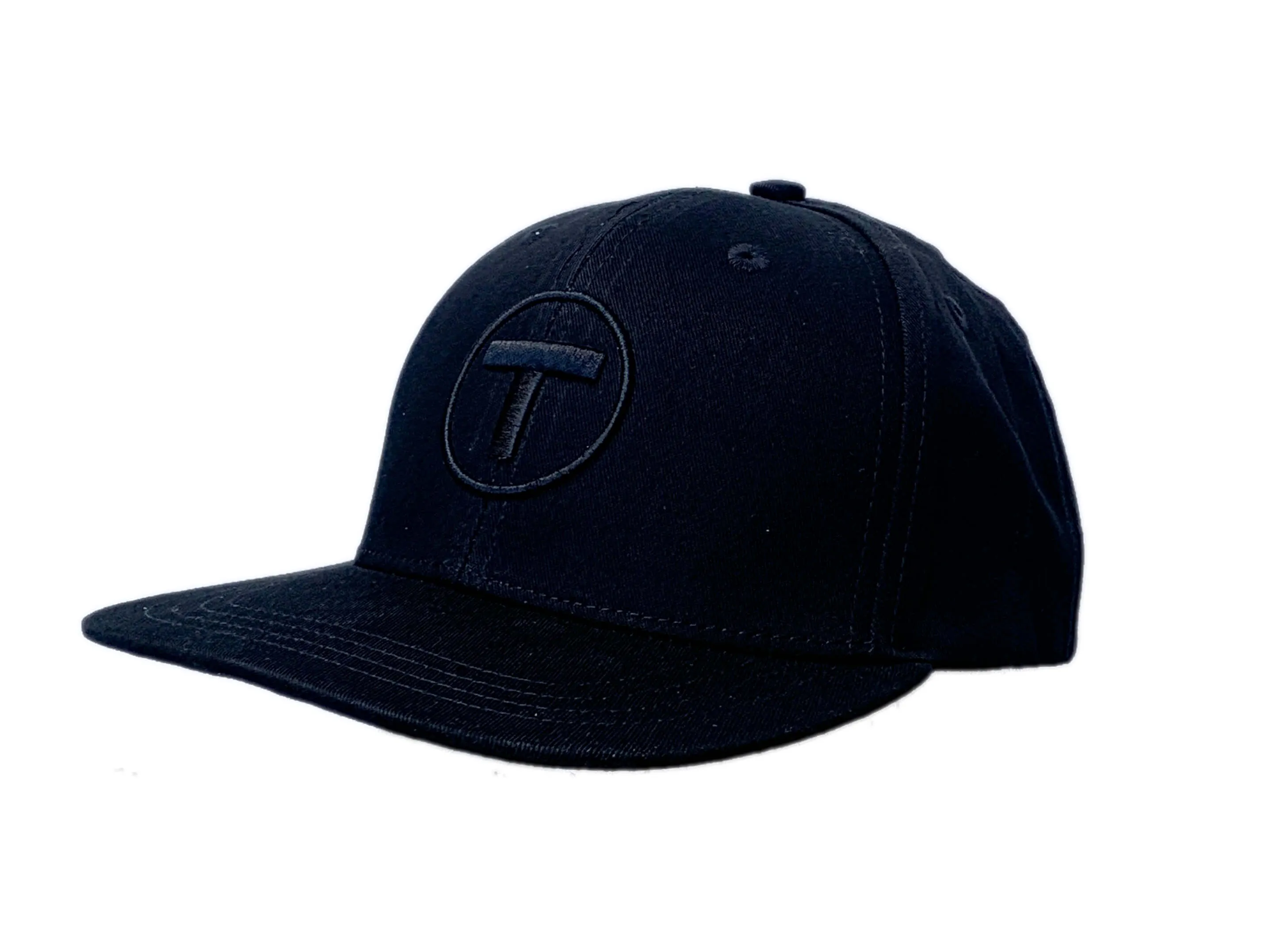 Kids' Boston MBTA T Logo Flat Brim Hat Black NEW!