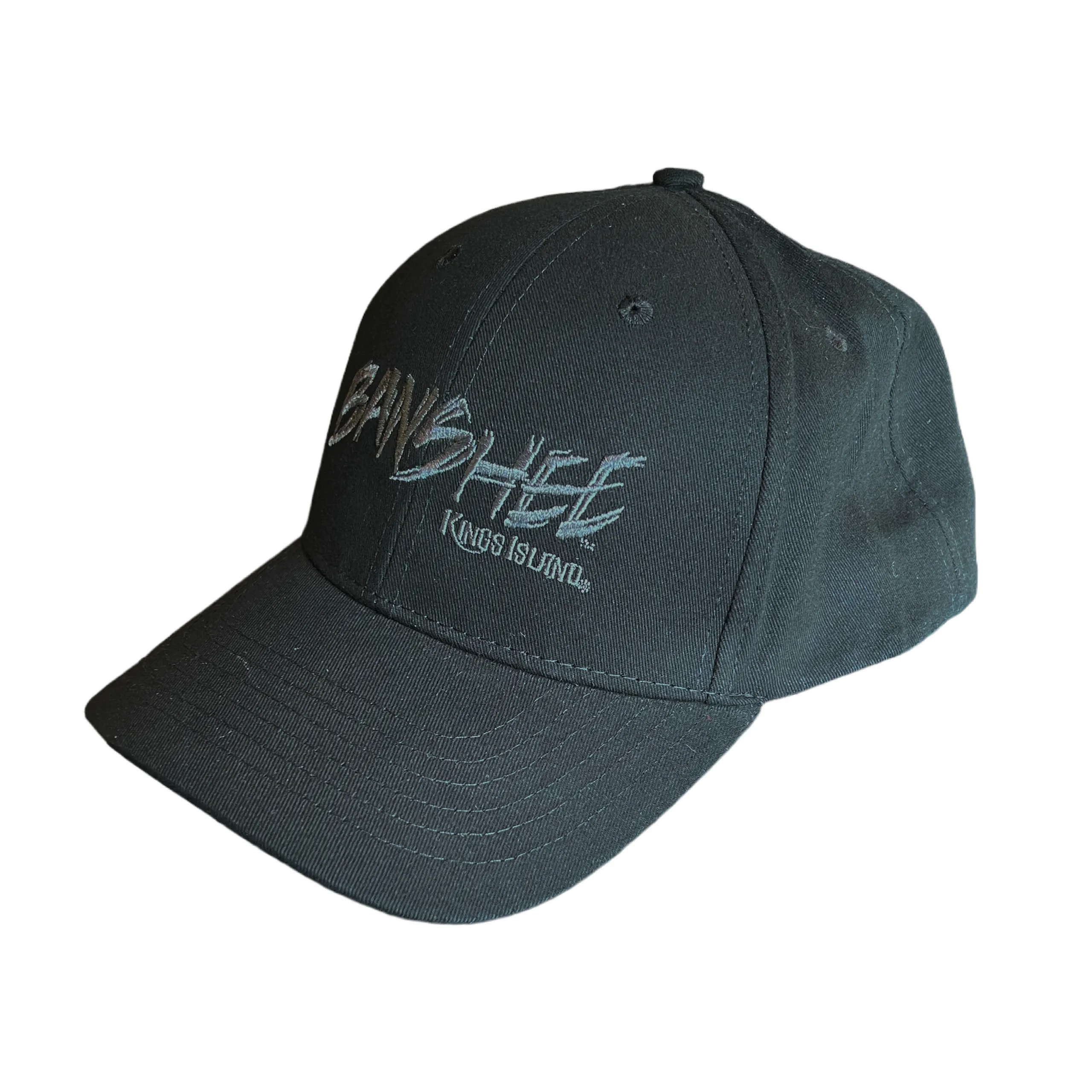 Kings Island Banshee Blackout Baseball Cap