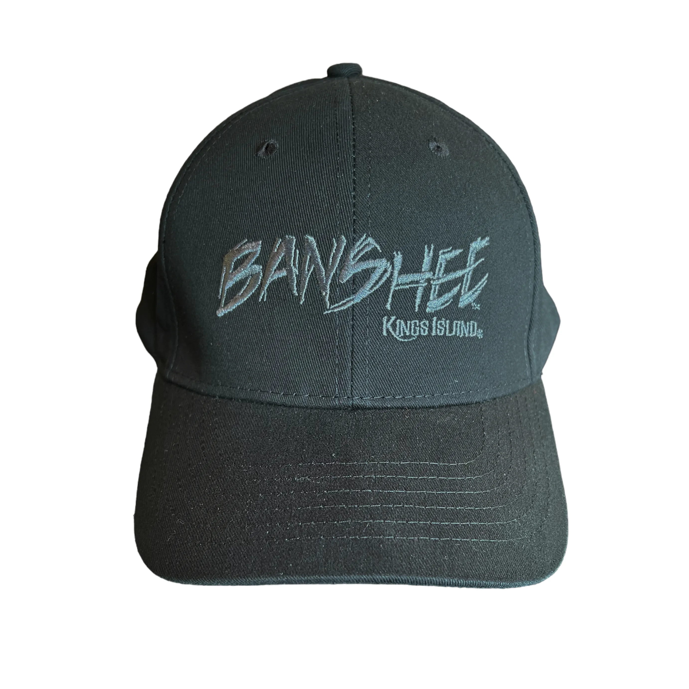 Kings Island Banshee Blackout Baseball Cap