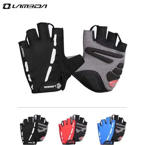 Lambda Cycling Gloves Half Finger Mountain Bike Bicycle Gloves For Bicycle Equipment