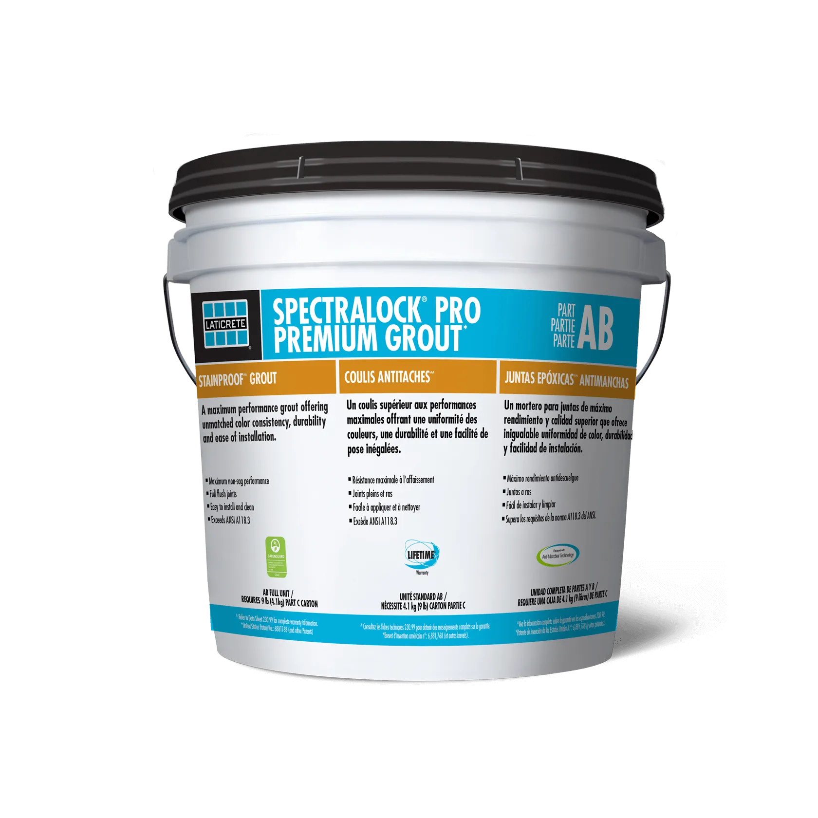 Laticrete SPECTRALOCK Pro Premium Epoxy Grout - FULL Parts A&B Liquid Only