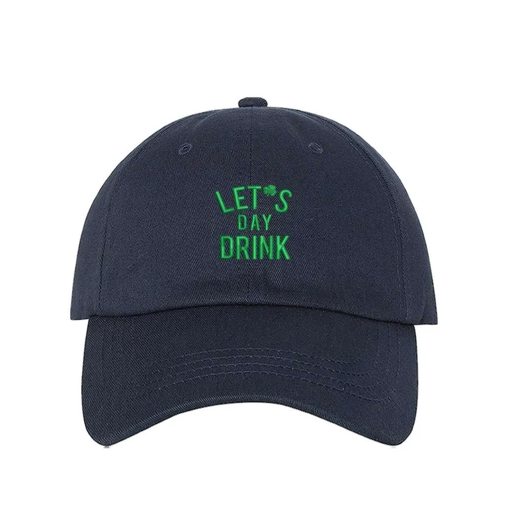 Let's Day Drink Baseball Hat | Shamrock Hats for St Patricks Day