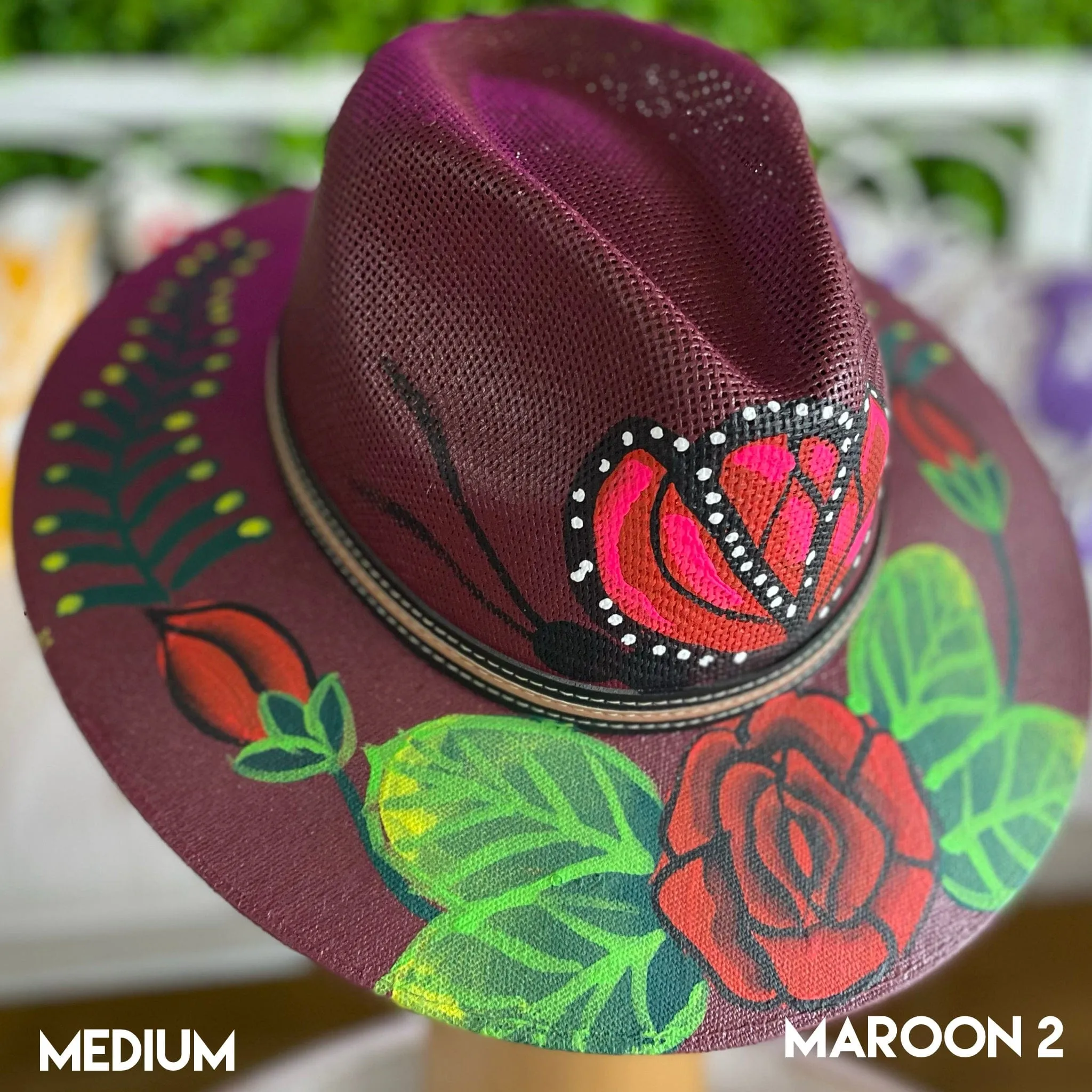 Mexican Hand Painted Sun Hat