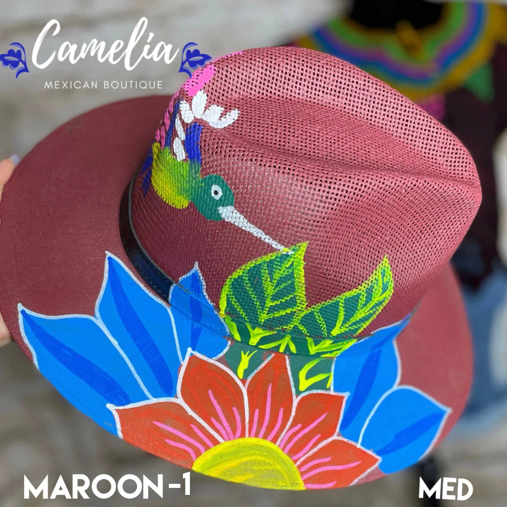 Mexican Hand Painted Sun Hat