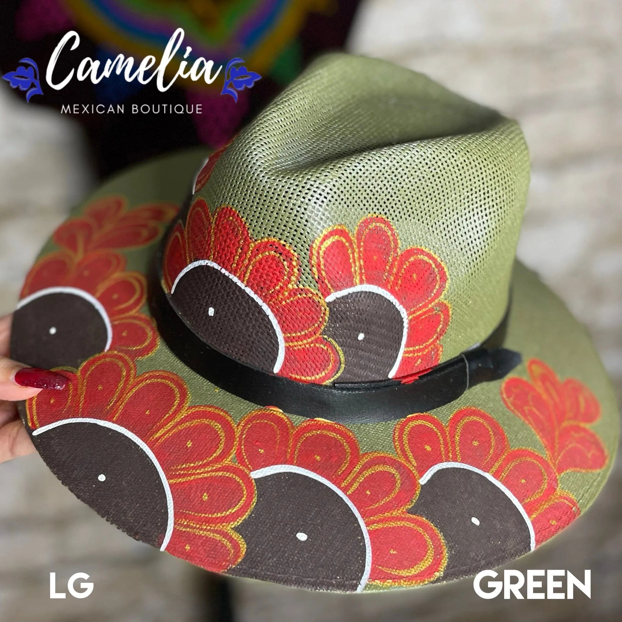 Mexican Hand Painted Sun Hat